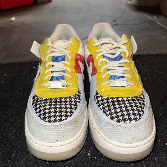 Nike Air Force 1 Shadow Patchwork Hydrogen Blue -Womens Sz 11 DM8076-100 - Picture 2 of 7